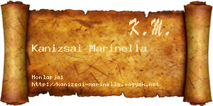 Kanizsai Marinella névjegykártya